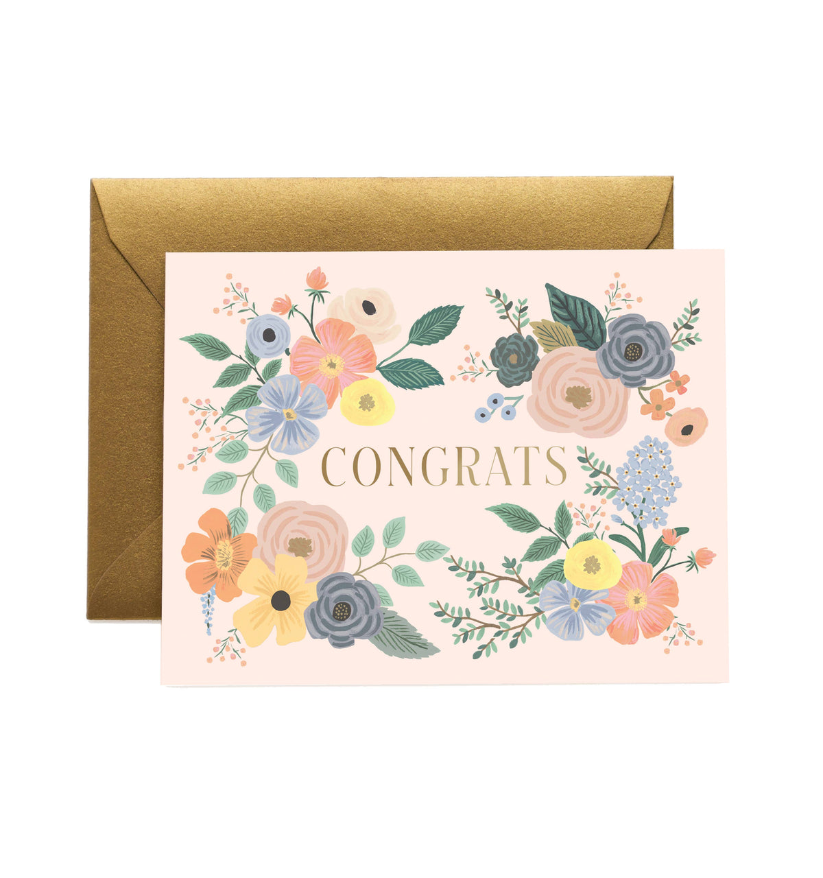 Garden Forest Floral Congrats Card
