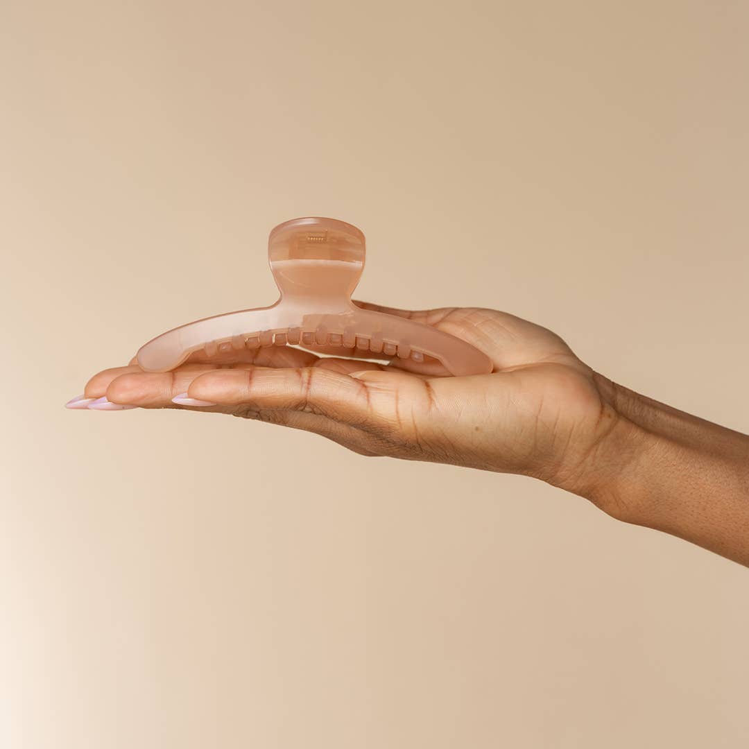 CC Recycled Plastic Large Arched Clip - Soft Pink