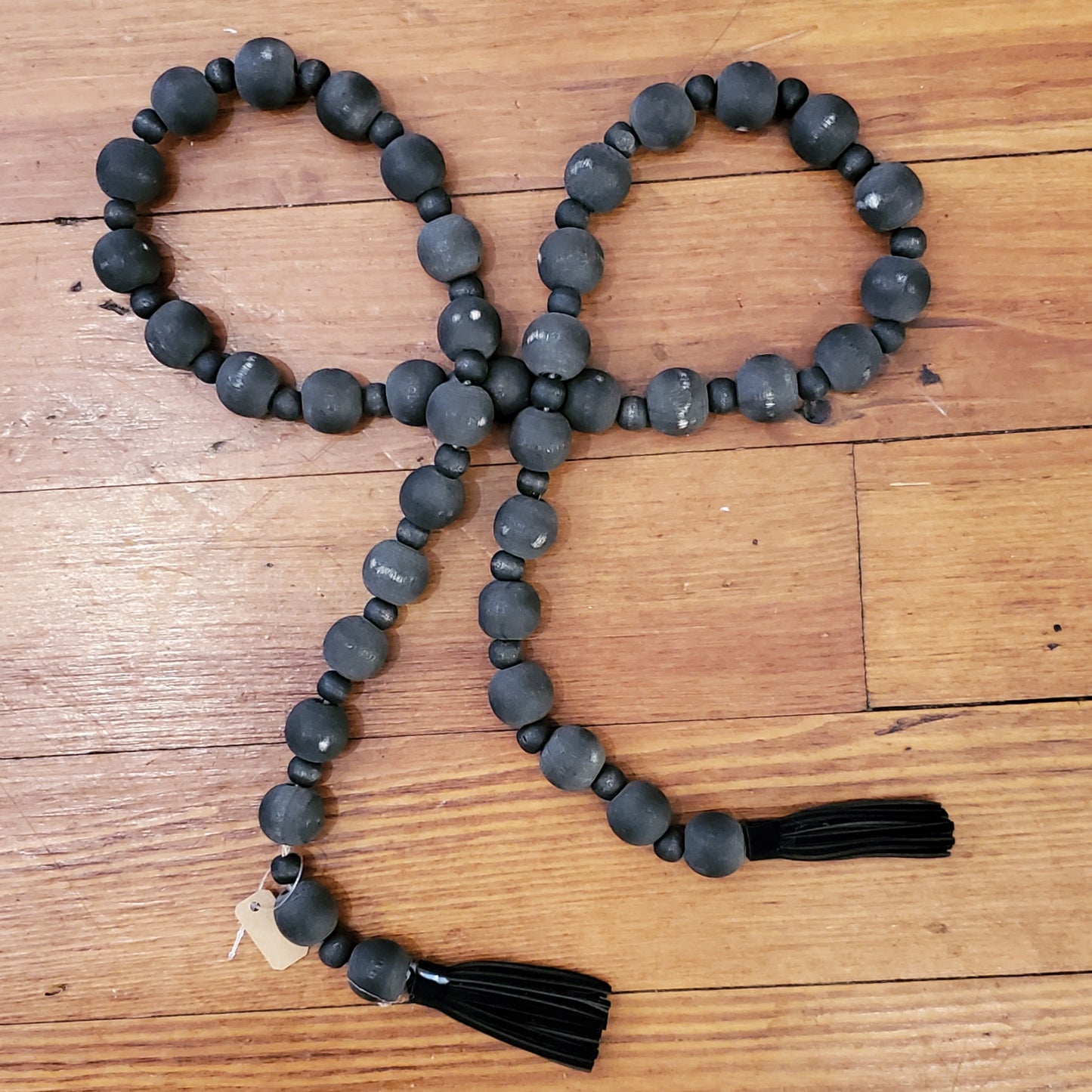 Distressed Bead Garland with Tassels (varies)