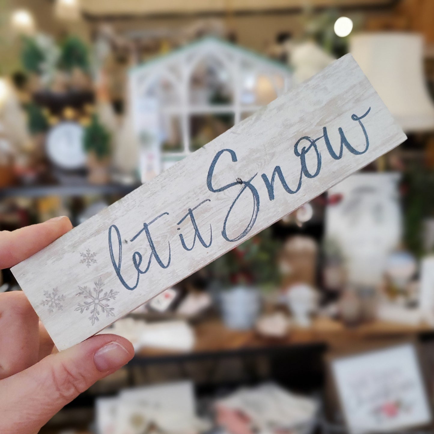 Tiny Let It Snow Sign