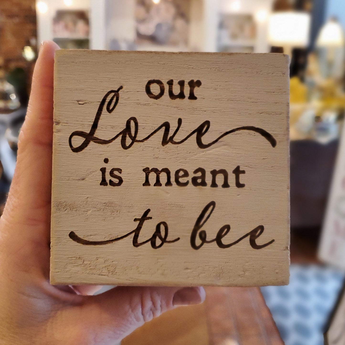 Beehive Block Sign (varies)