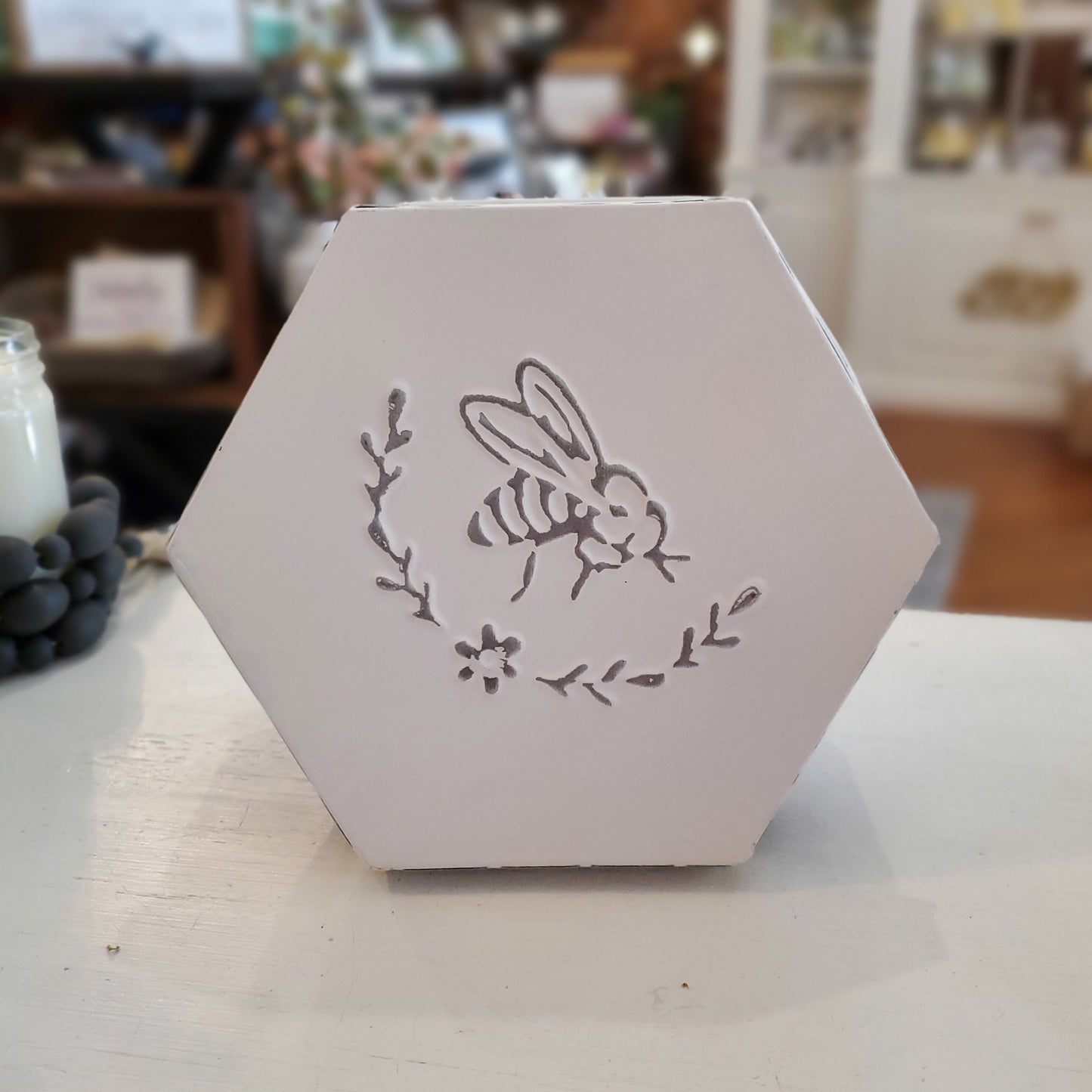 Bee Box Tin with Lid (2 sizes)