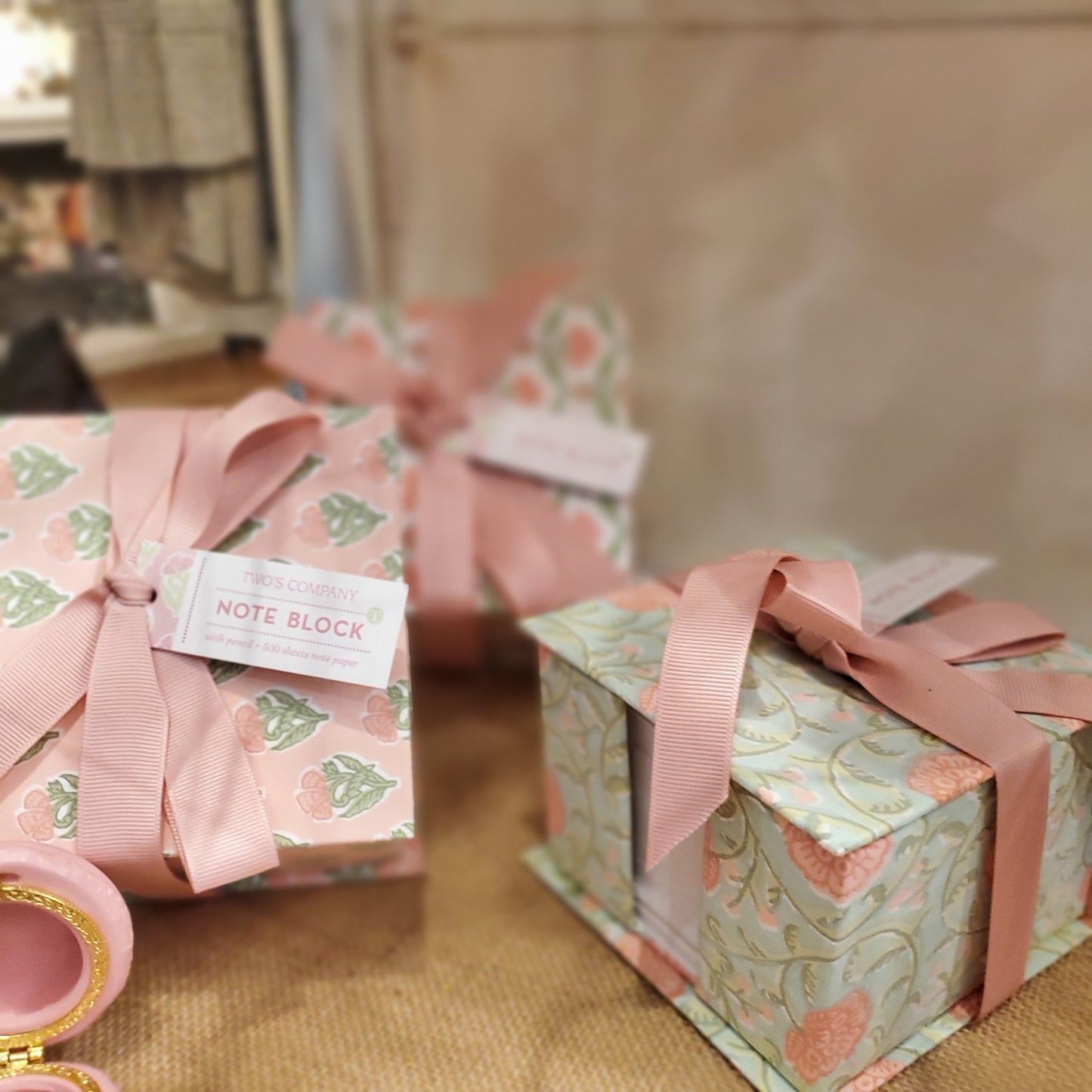 Floral Note Block with Matching Pencil (varies)