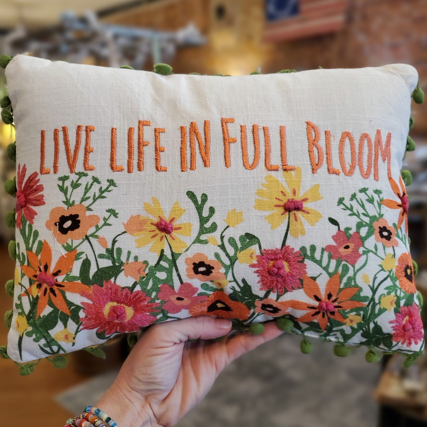 Botanical Lumbar Pillow (varies)
