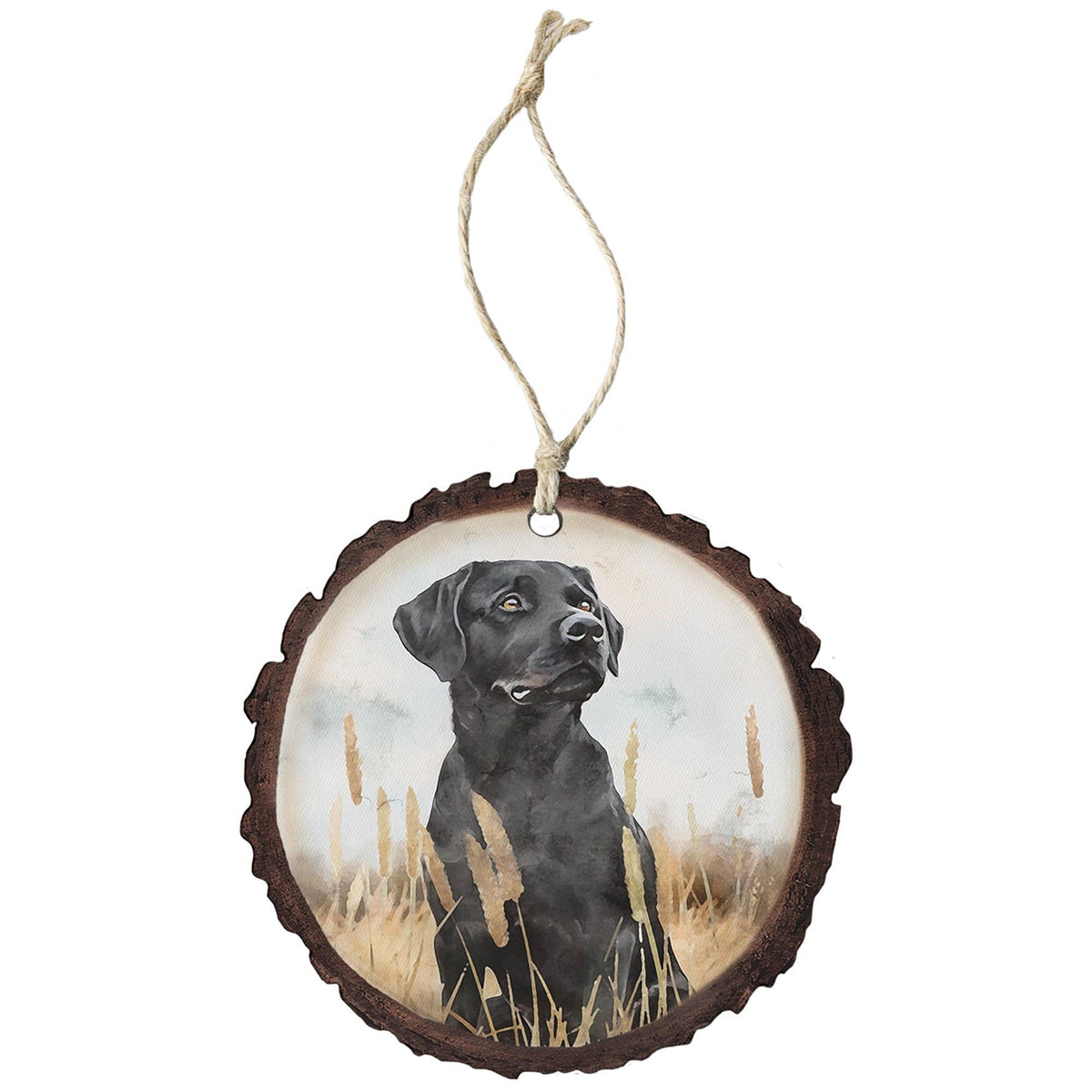 Black Lab Dog Ornaments