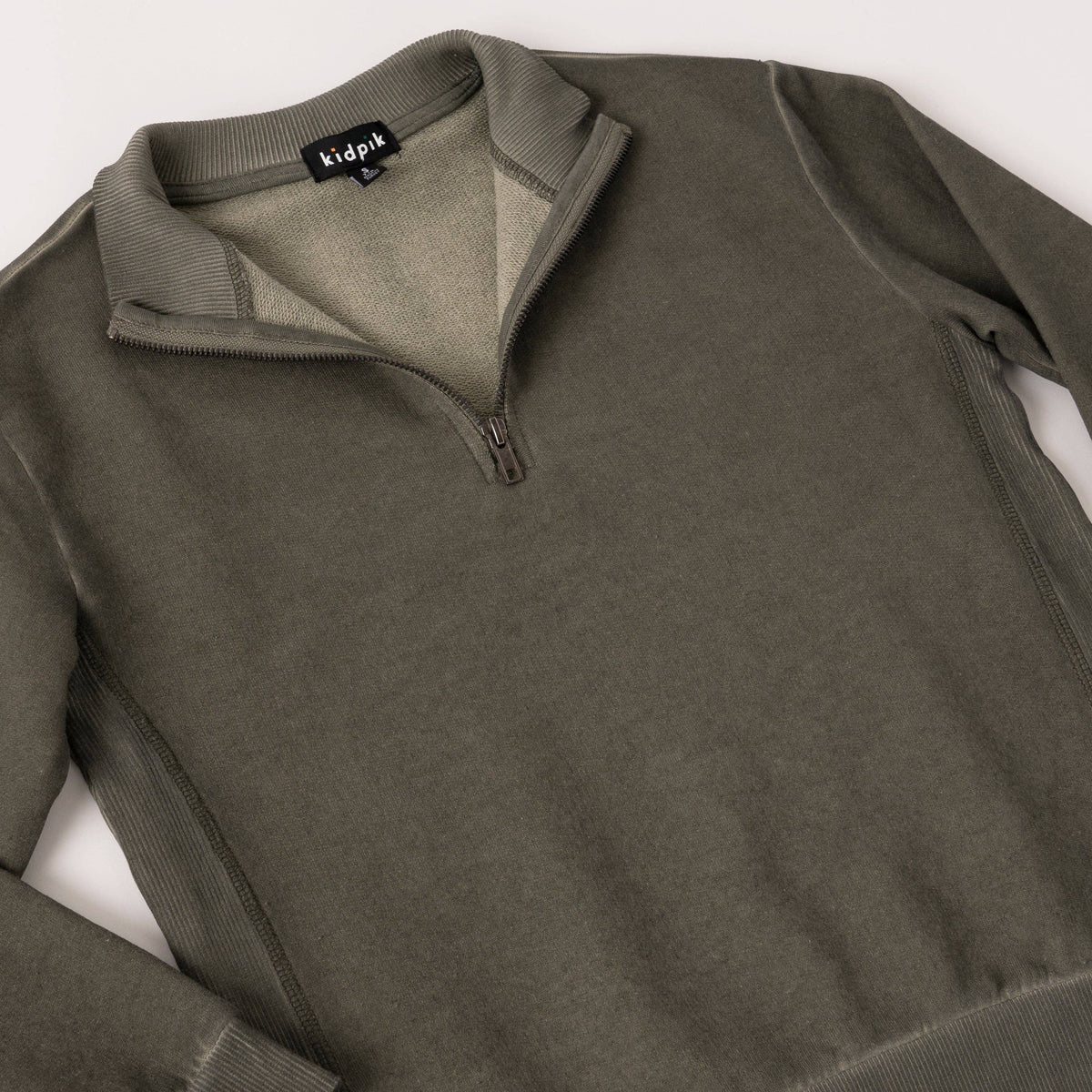 Green Half Zip Fleece Top Boys 316