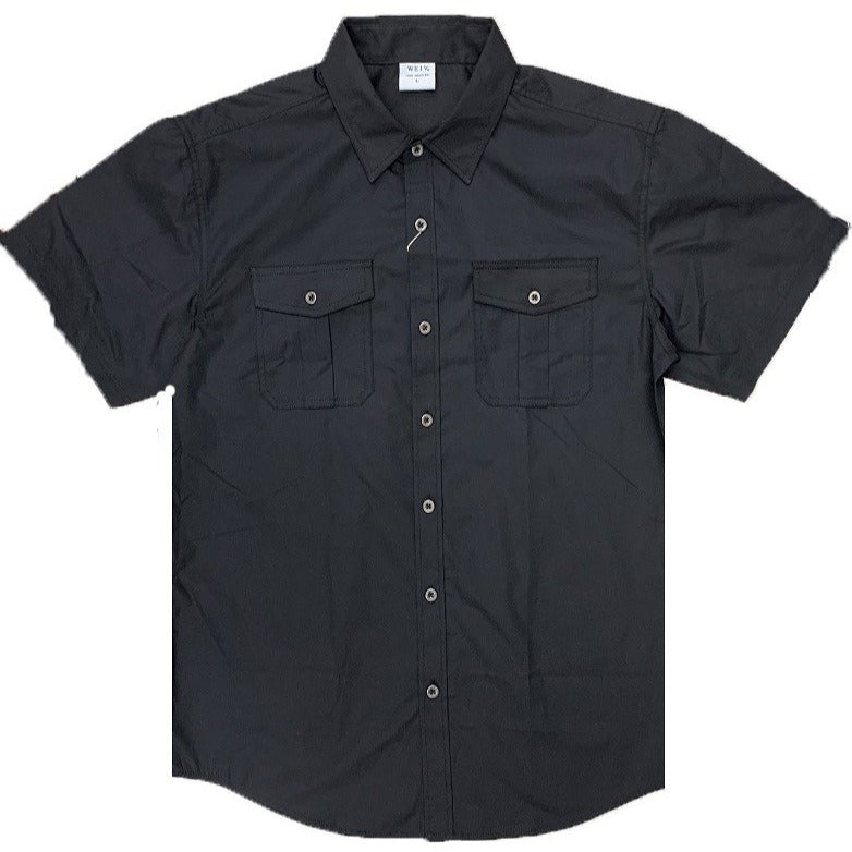 Clark Kent Standard Button Up in Black MEN 247