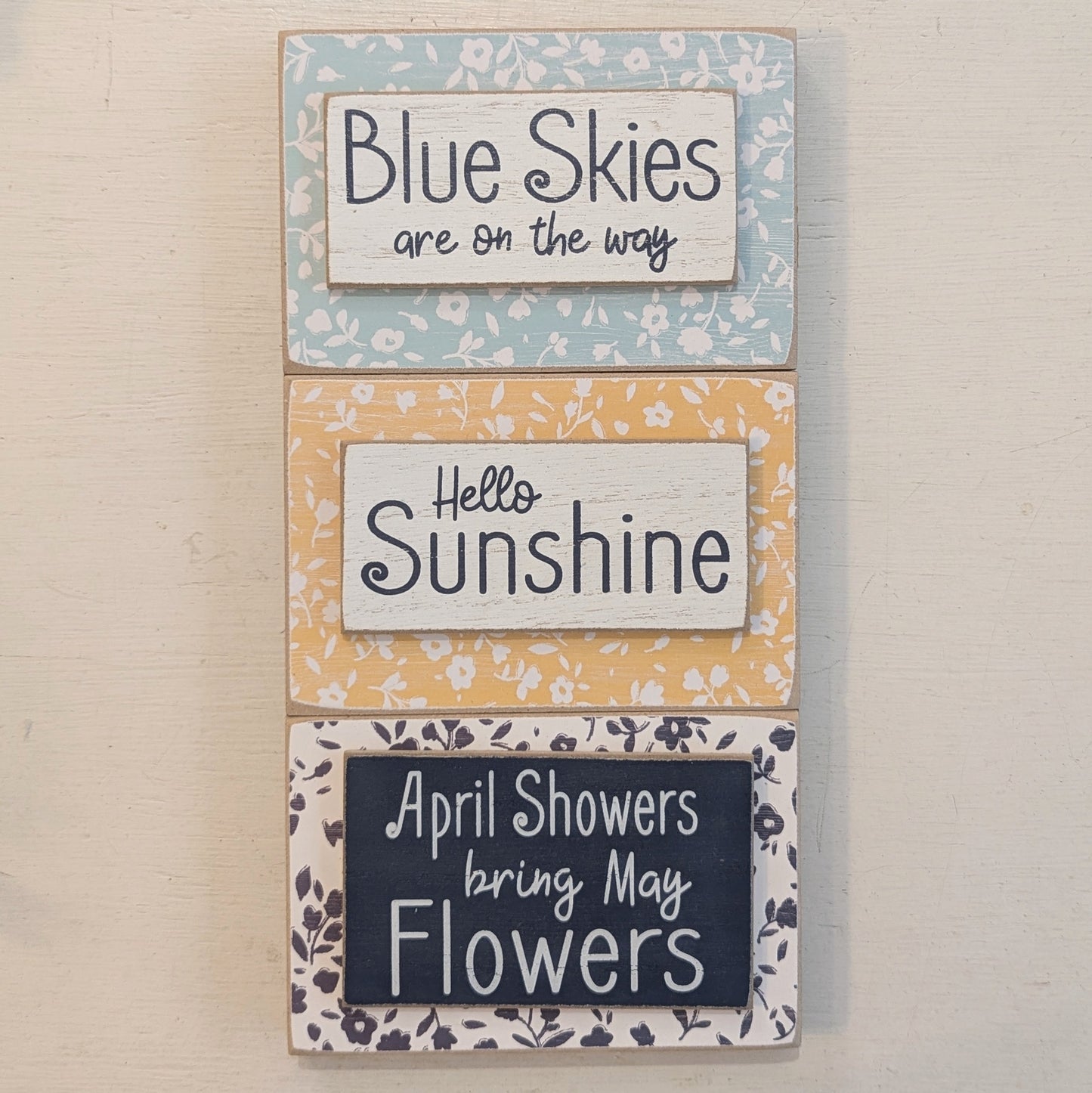 Springtime Block Sign (varies)