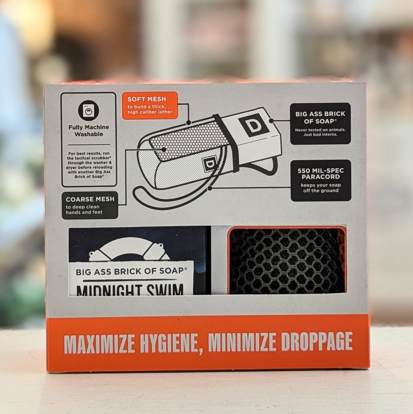 Gift Set - Tactical Scrubber & Midnight Swim Soap