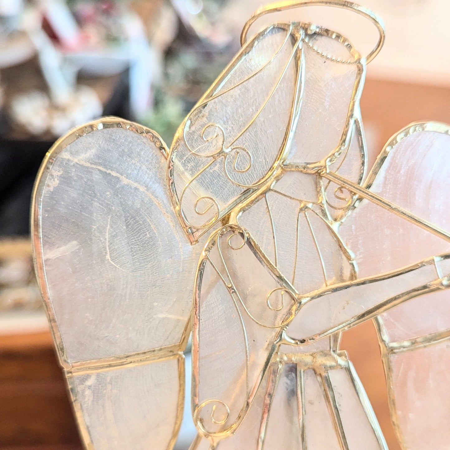 TC Mother-of-Pearl Handcrafted Double-Sided Star Tree Topper