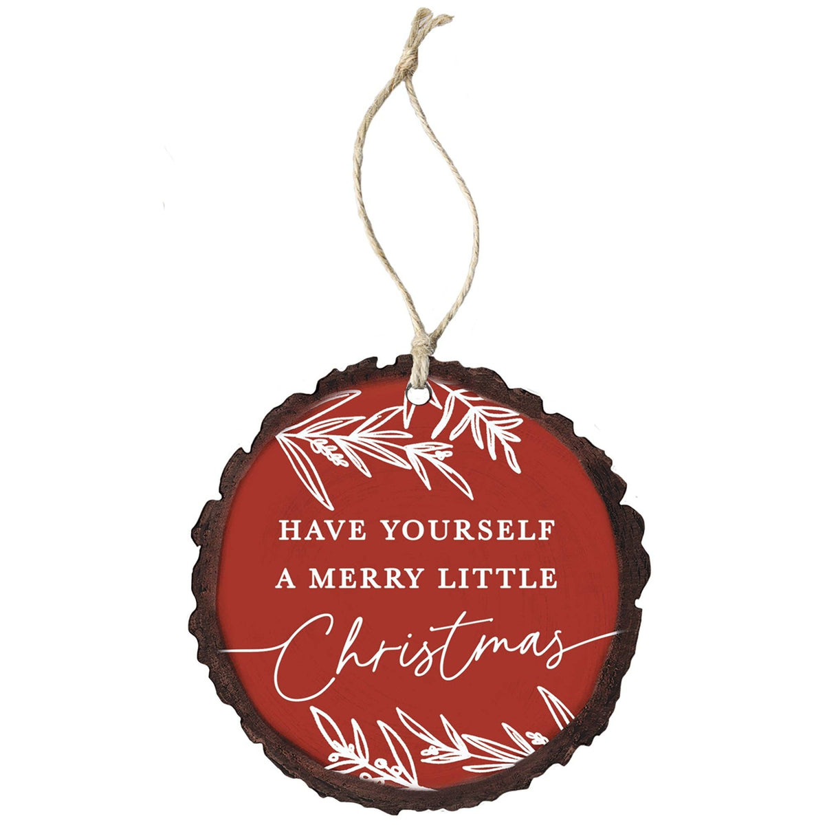 Merry Little Christmas Red Ornament
