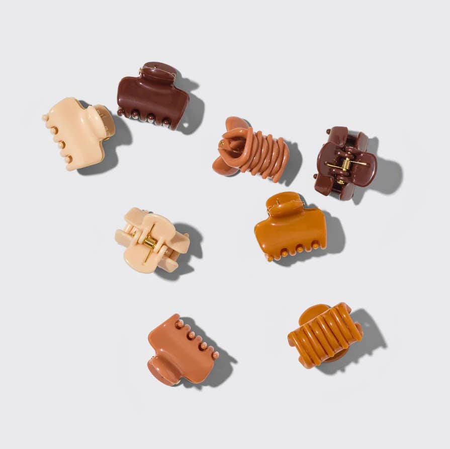 CC Recycled Plastic Mini Cloud Clips 8pc Set - Sedona