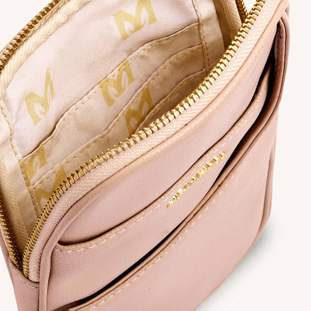Mira & Moss Iris Mini-Crossbody Bag - Transcendent Pink 00116