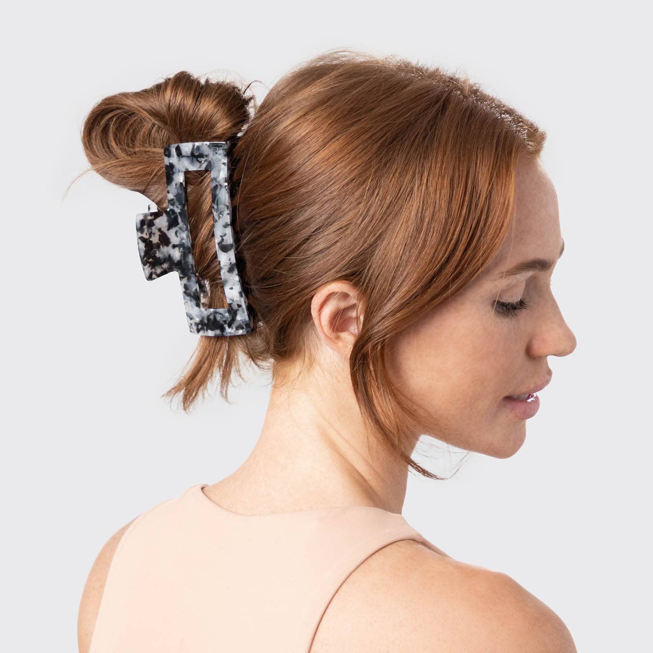 CC Eco-Friendly Jumbo Open Shape Claw Clip - Black