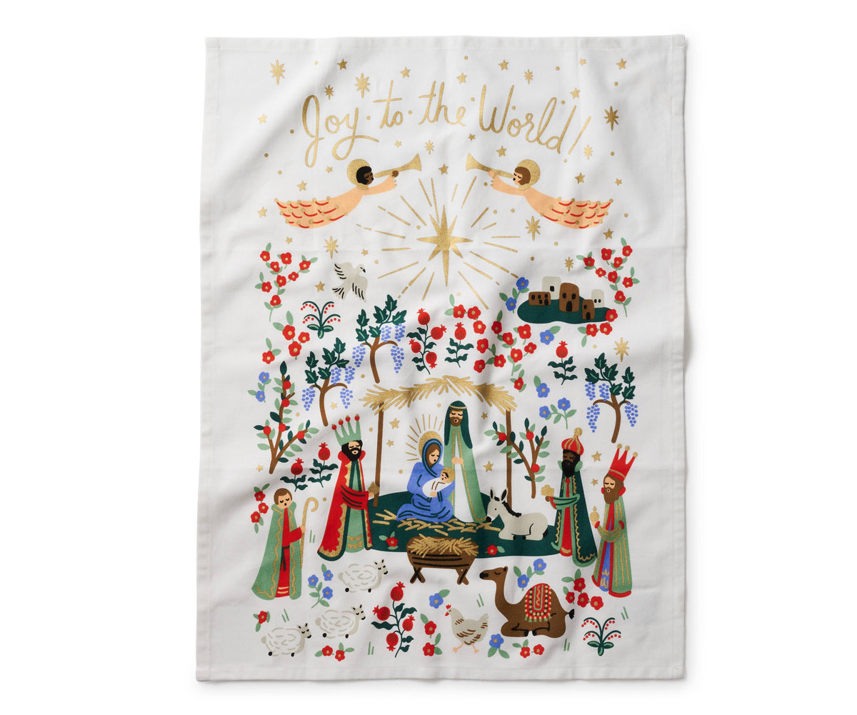 Nativity Tea Towel