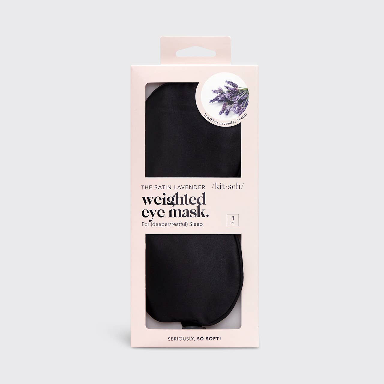 CC The Lavender Weighted Satin Eye Mask