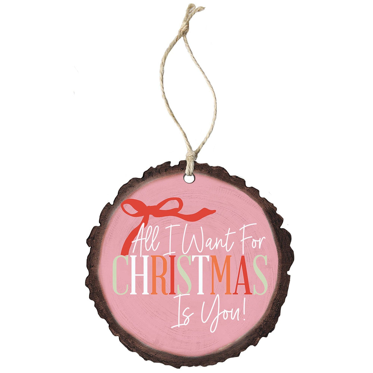 All I Want Pink Christmas Ornaments