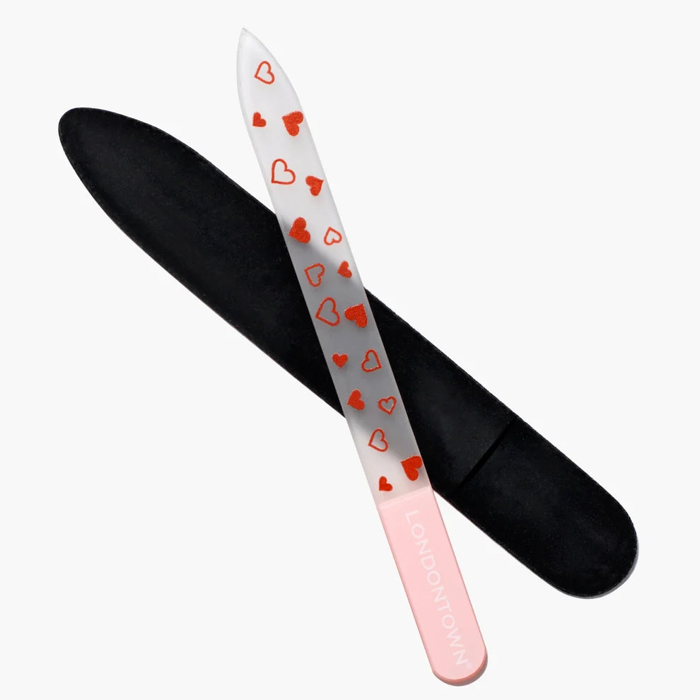 Londontown Heart Glass Nail File
