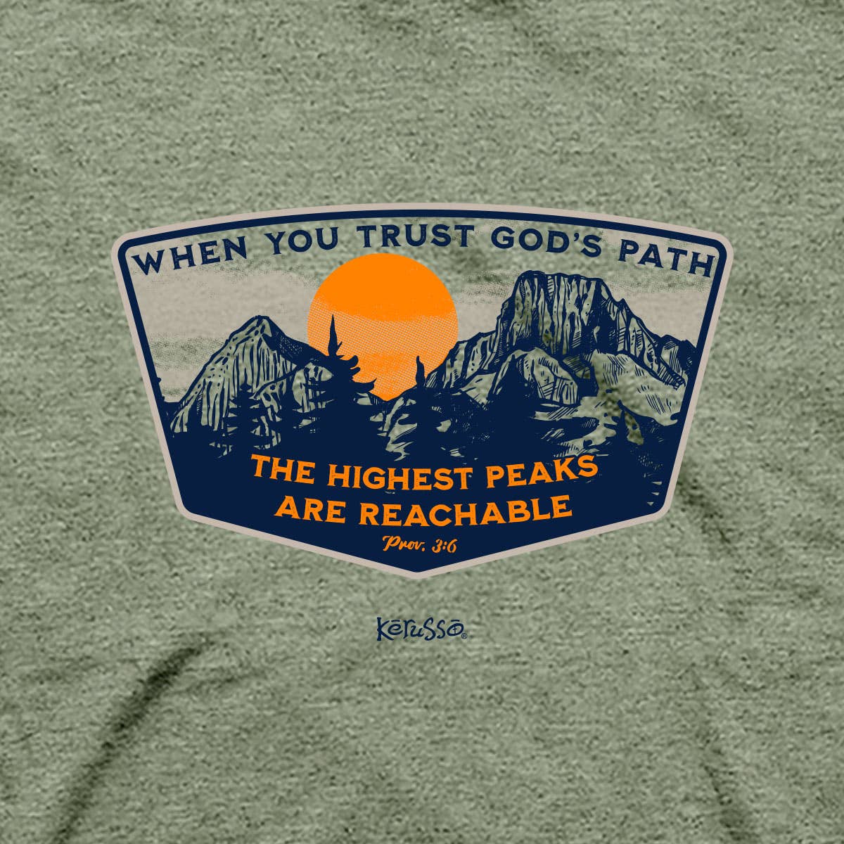 Kerusso Christian T-Shirt God's Path MEN