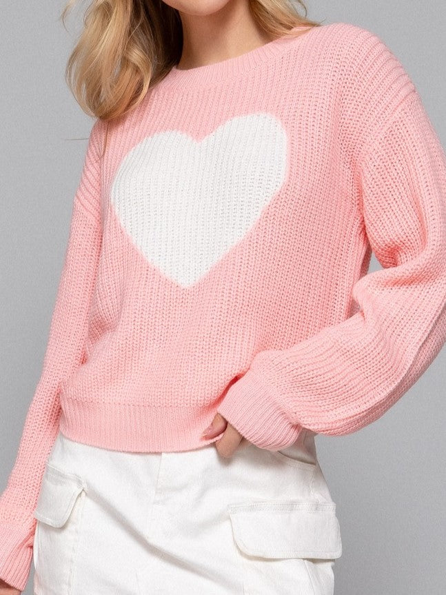 Pink Valentine Day Sweater