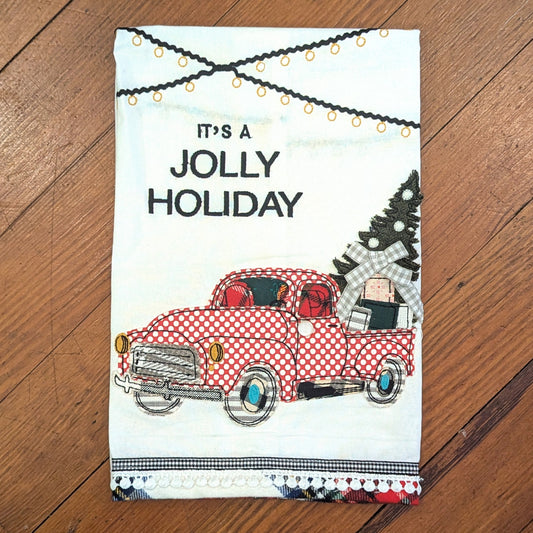 It's a Jolly Holiday Tea Towel