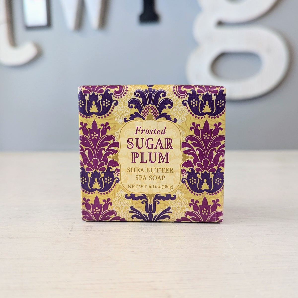 6.35oz Shea Butter Soap Bar - Frosted Sugar Plum