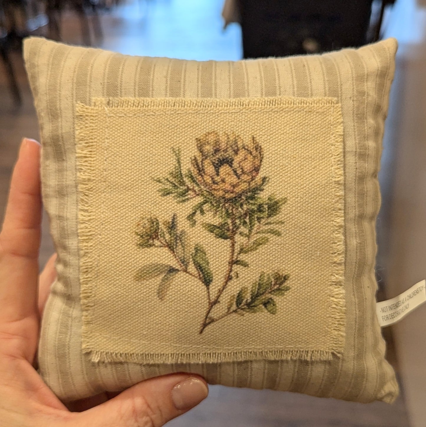 Decorative Pillow with Flower (varies)
