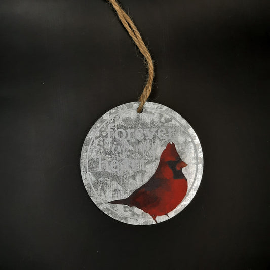 Forever in My Heart Cardinal Ornament