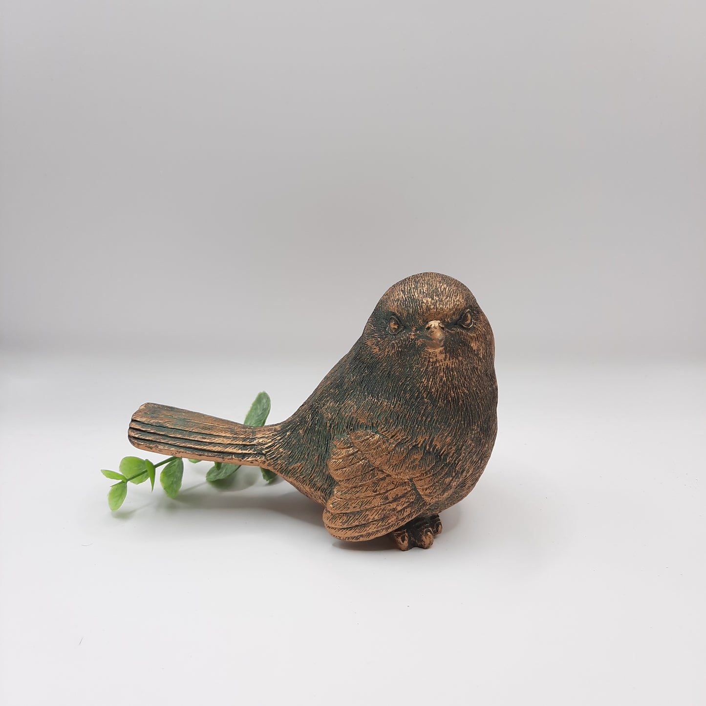 Antique Bronze-Look Bird Figurine (varies)