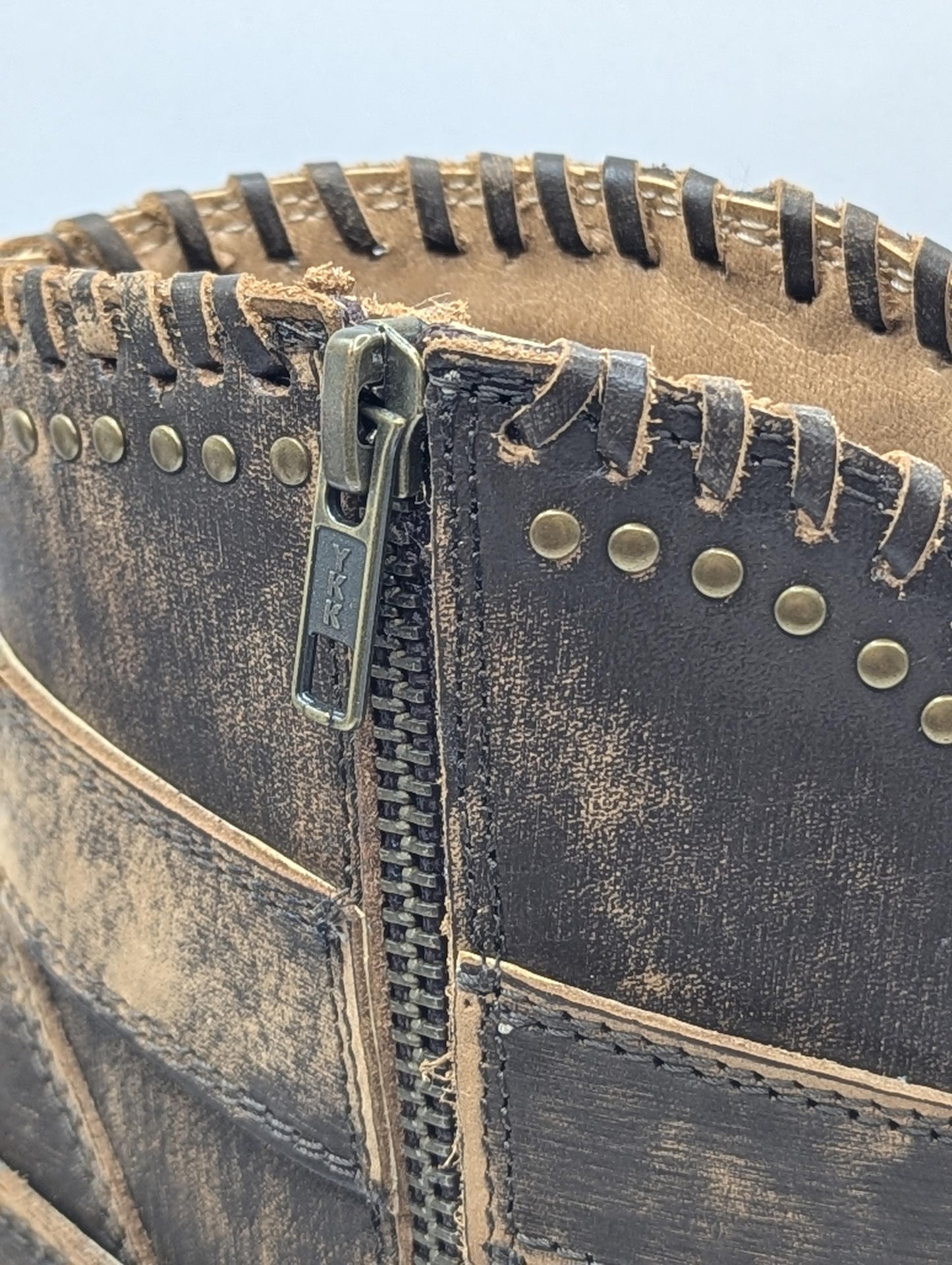 Haley's High Peak Booties by Myra - Genuine Leather Western Booties
