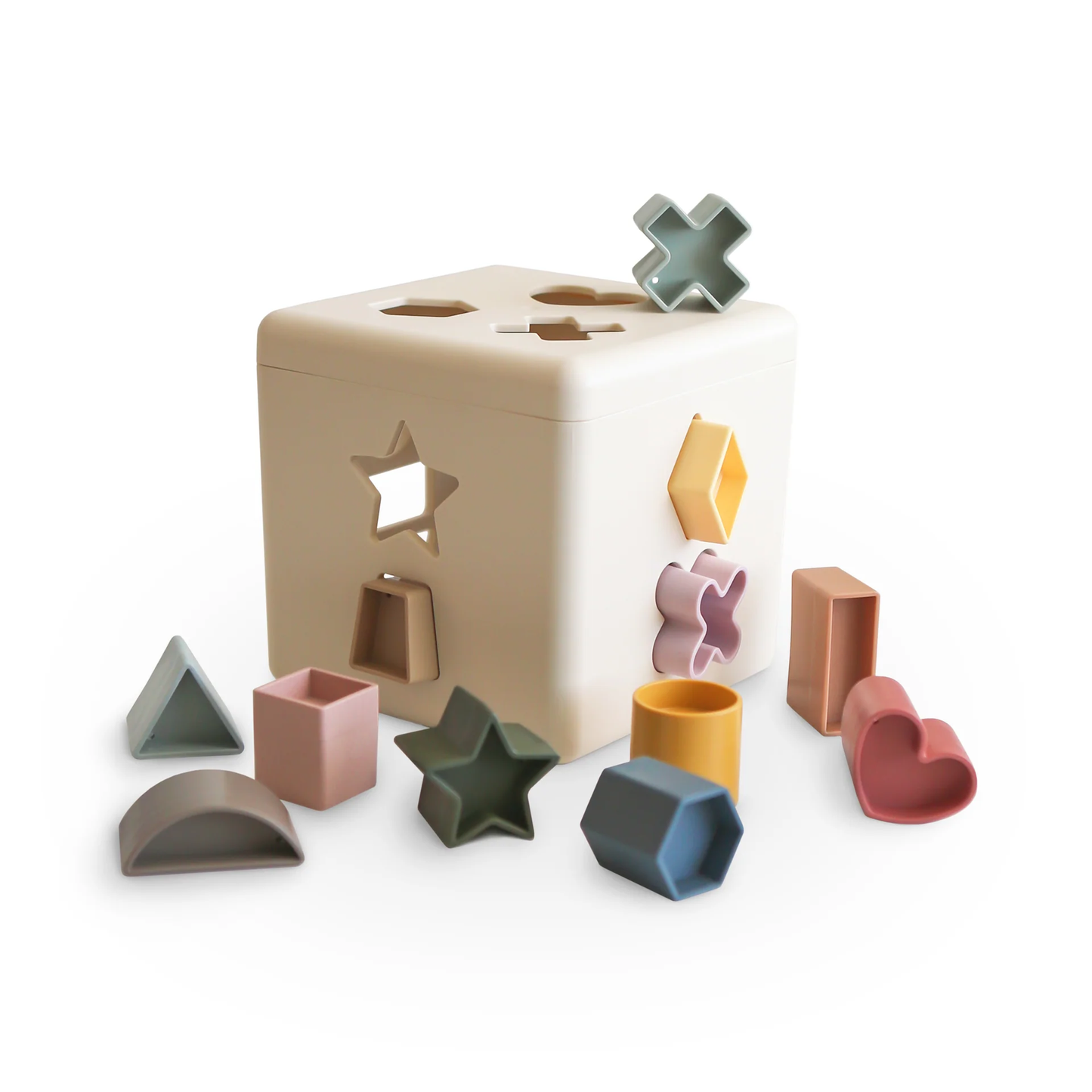 Mushie Shape-Sorting Box