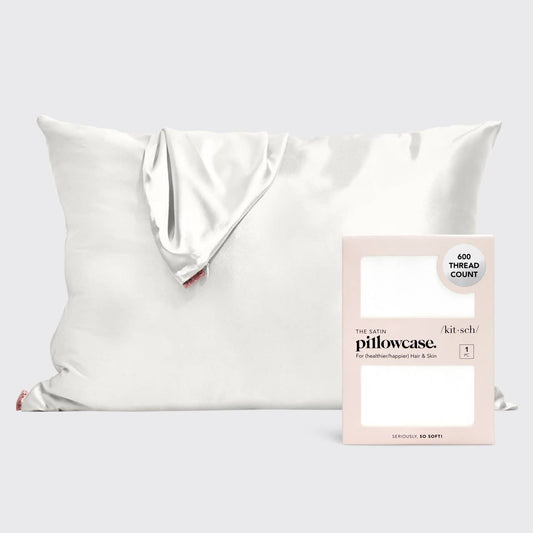 CC Satin Pillowcase - Ivory