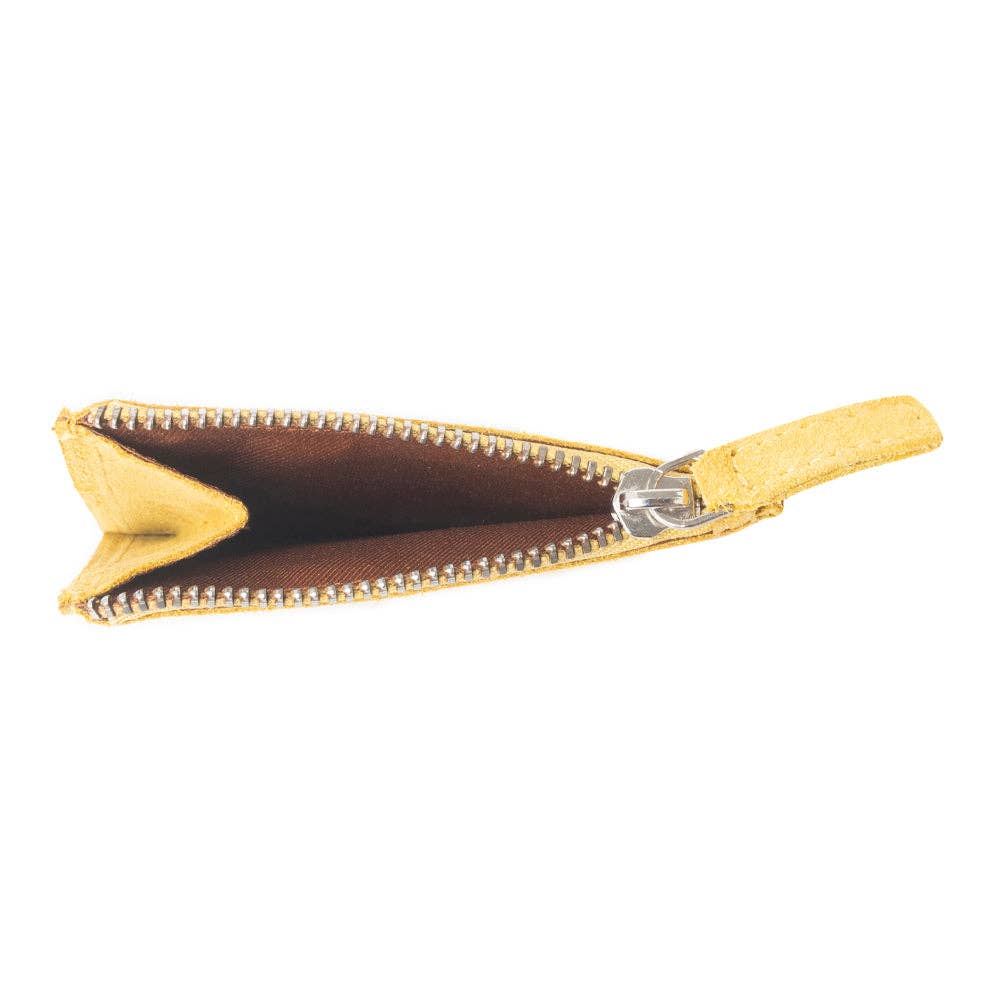 CC Western Embroidered Credit Card Holder in Yellow 12872