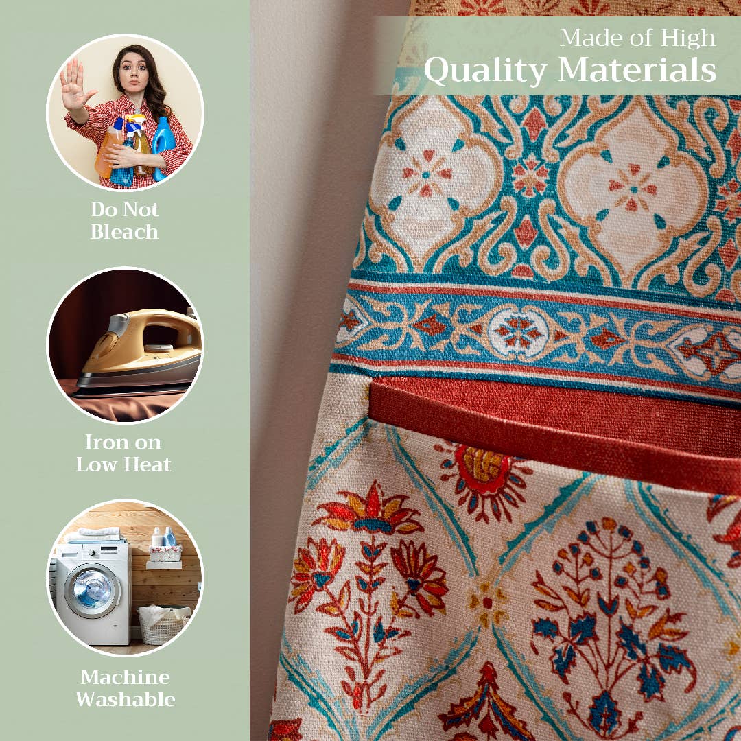 Romane Cotton Apron - Gifts for Thanksgiving / Fall