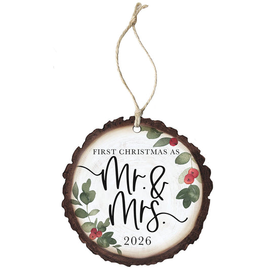 First Christmas Mr. and Mrs. Ornament