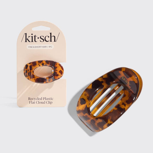 CC Recycled Plastic Small Flat Cloud Clip - Tort
