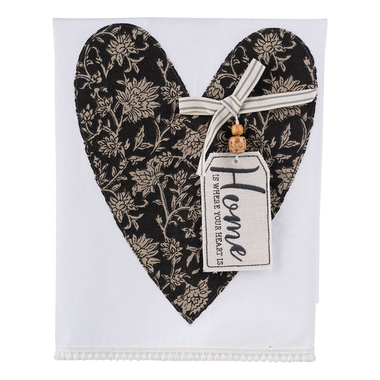Home is Where Your Heart is Tea Towel