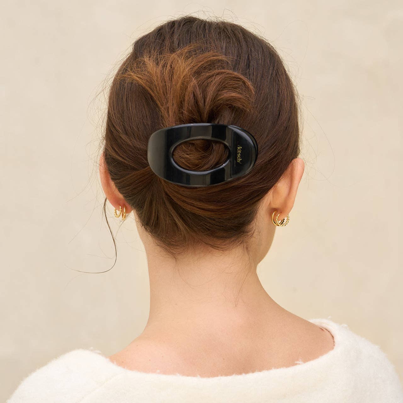 CC Black Flat Cloud Clip - Medium