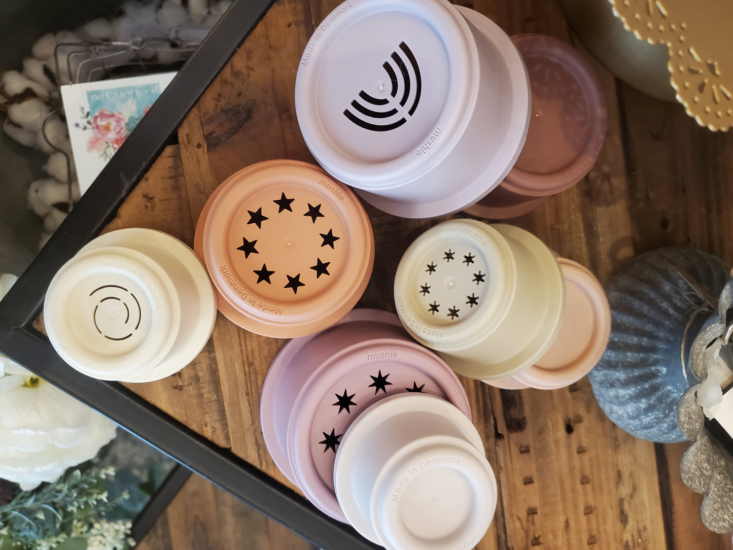 Mushie Stacking Cups (varies)