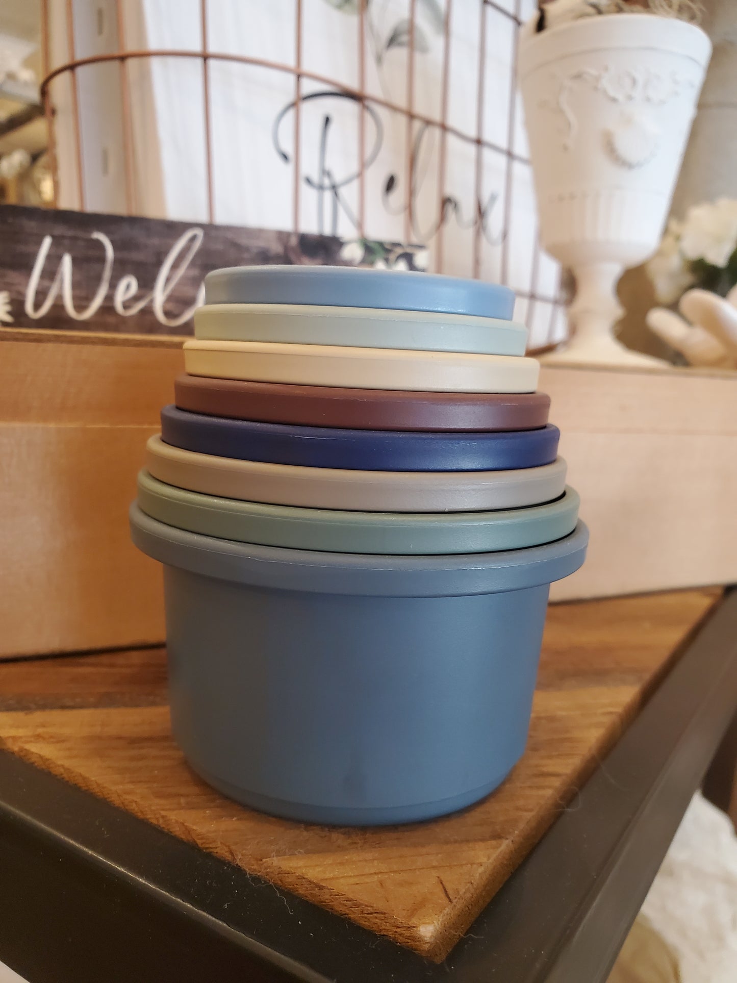 Mushie Stacking Cups (varies)