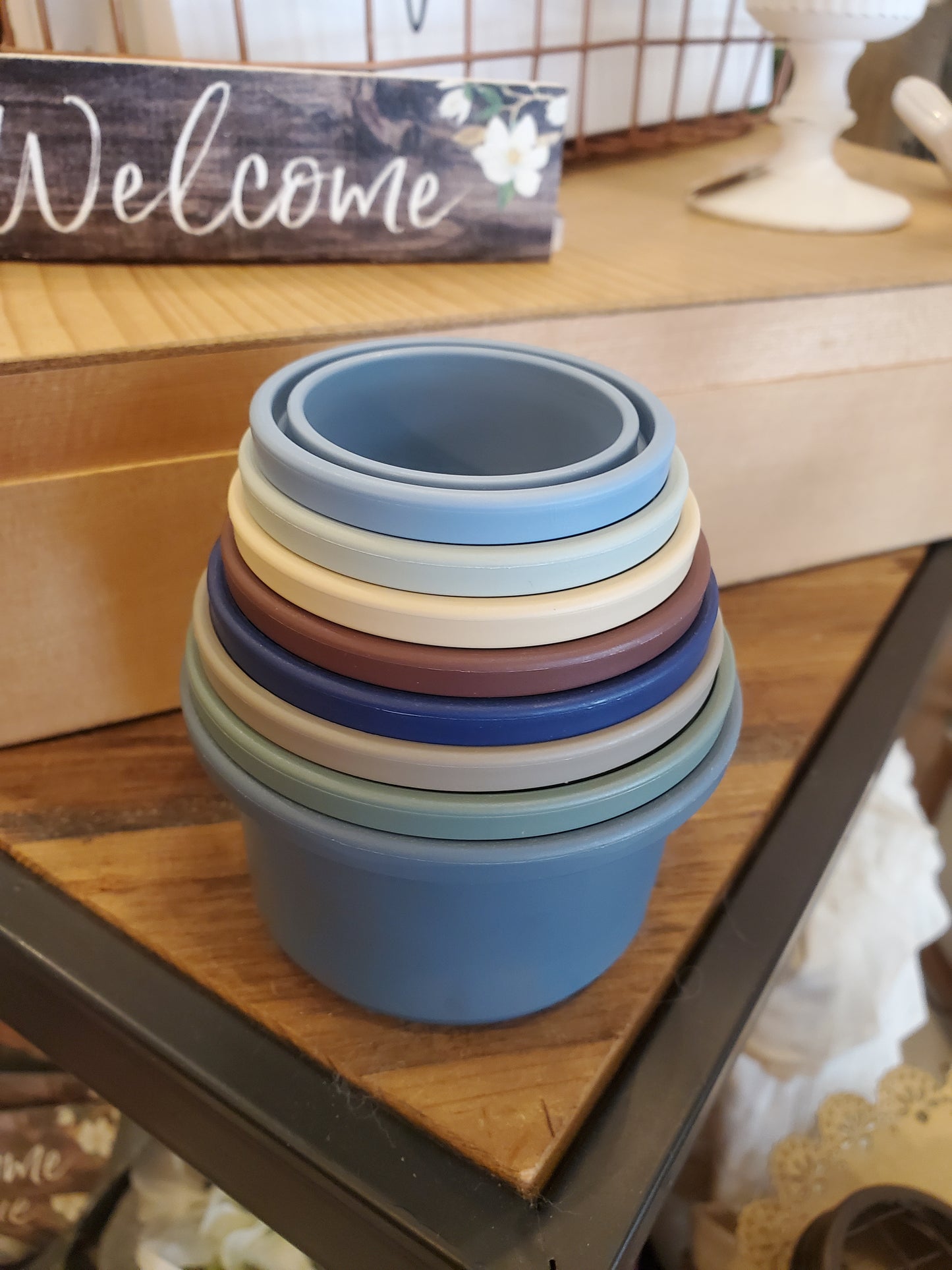 Mushie Stacking Cups (varies)