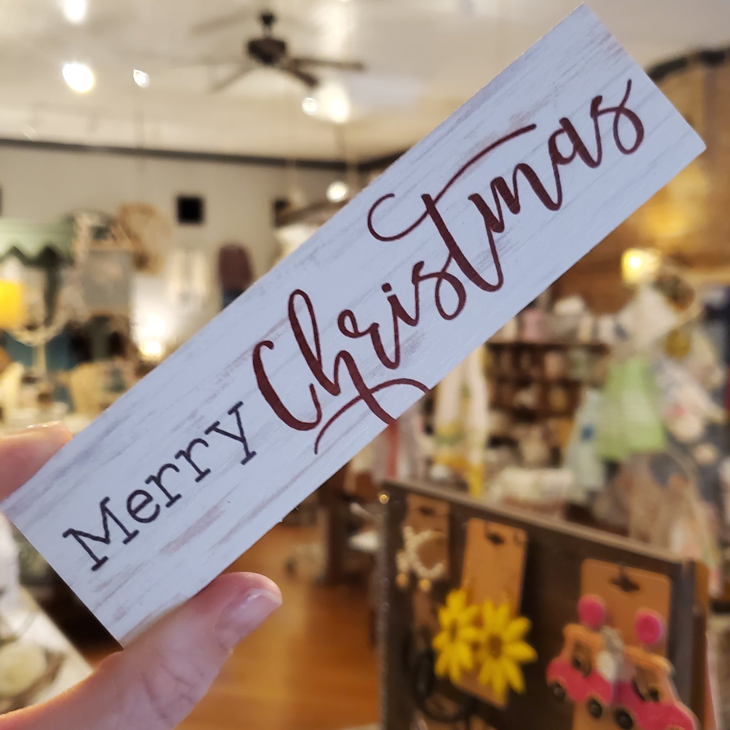 Tiny Merry Christmas Sign