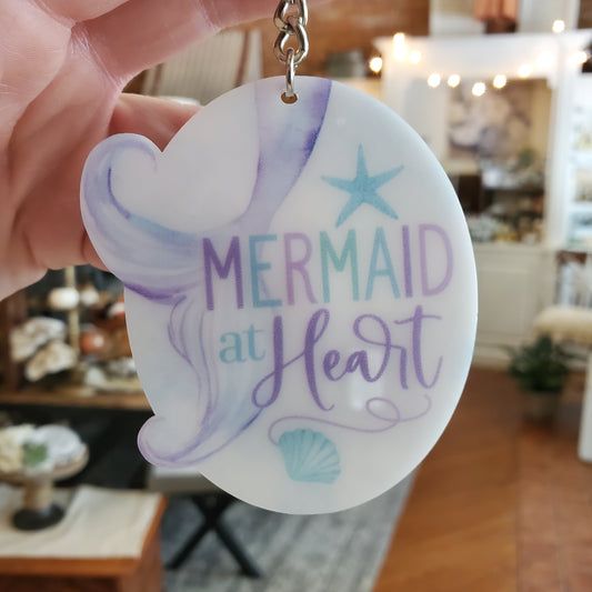 Keychain - Mermaid at Heart