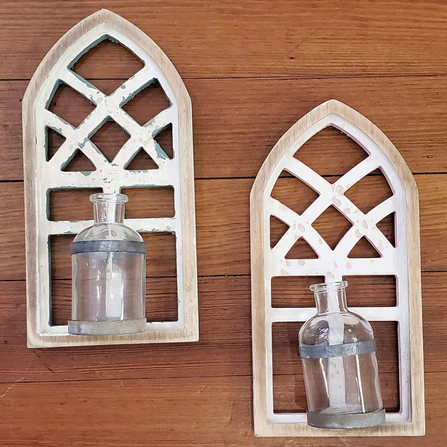 Architectural Wall Vase (Cathedral Window)  (varies)