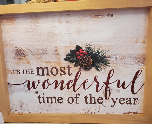 It's The Most Wonderful Time of the Year (framed)