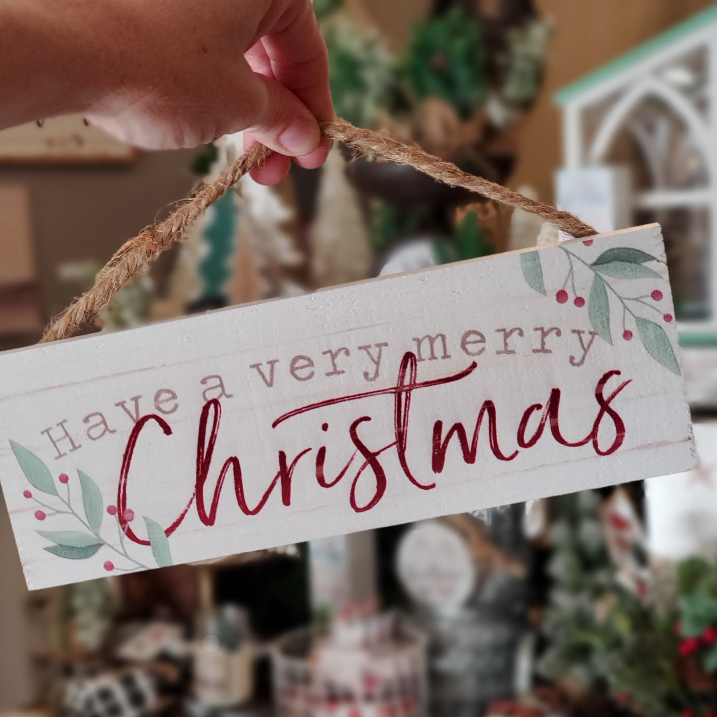 String Sign - Have a Very Merry Christmas