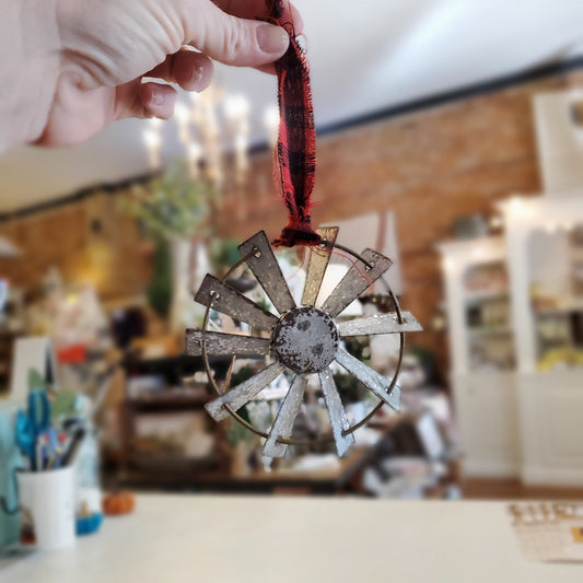 Glitter Windmill Ornament