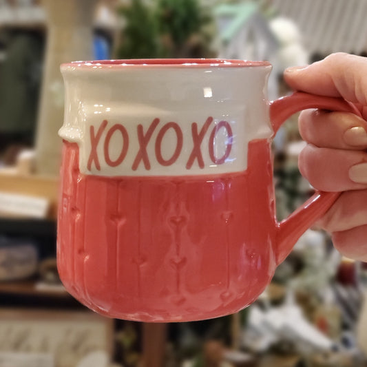 XOXO Pink Heart Mug