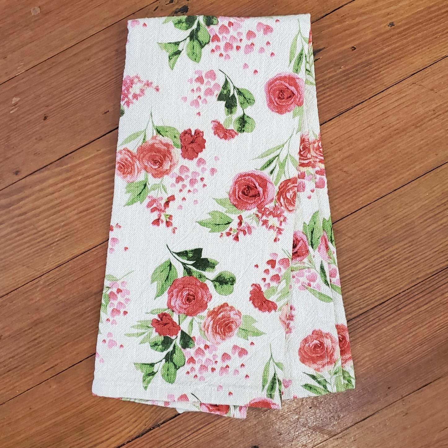 Towel with Roses