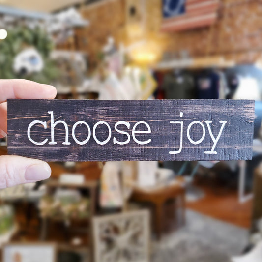 Tiny Choose Joy Sign